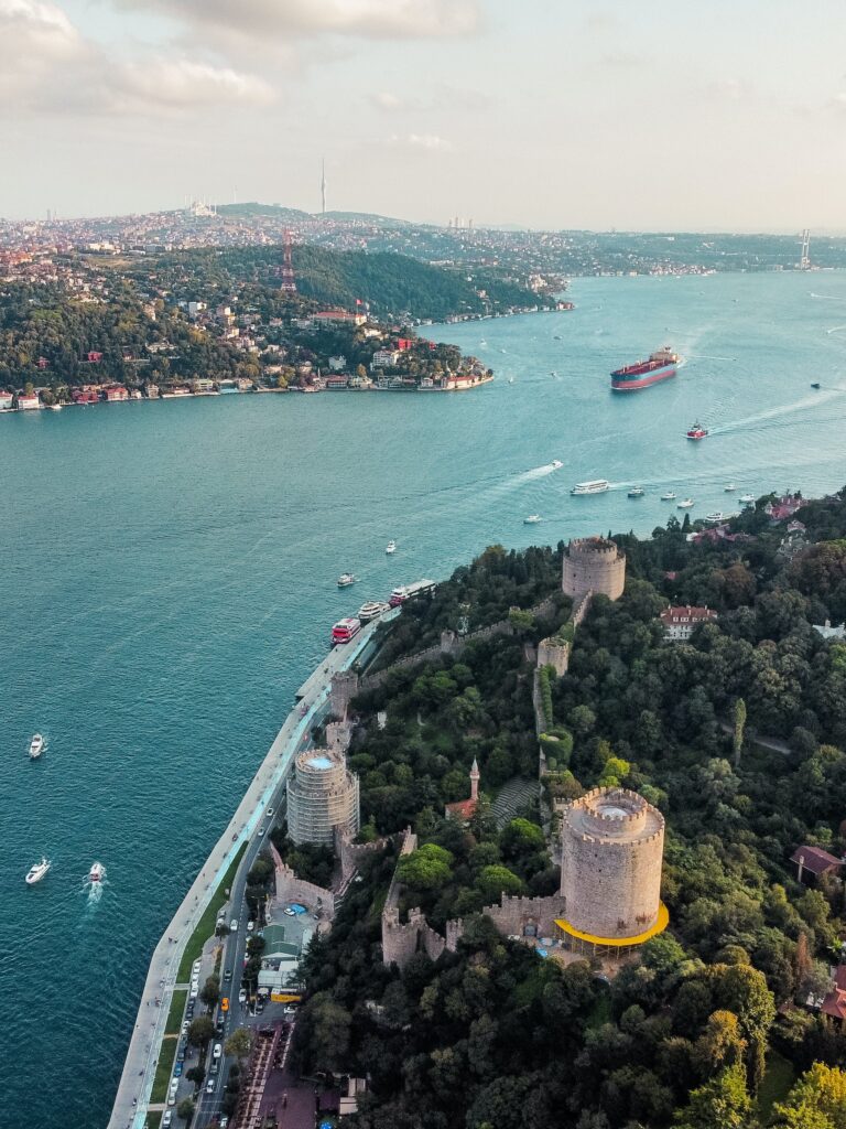 aerial views of istanbul