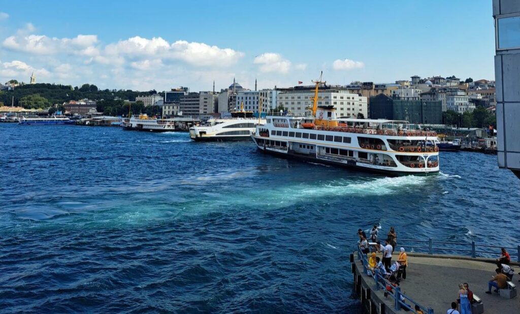 public ferry in Istanbul