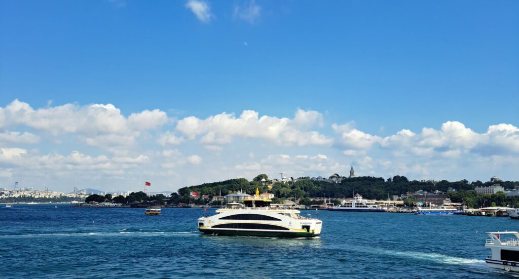 public ferry in Istanbul